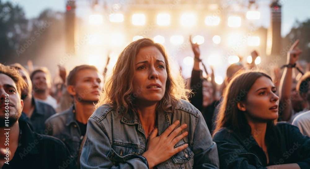 Emotional experience of young adults at a live music concert during evening outdoor event Emotional experience of young adults at a live music concert during evening outdoor event