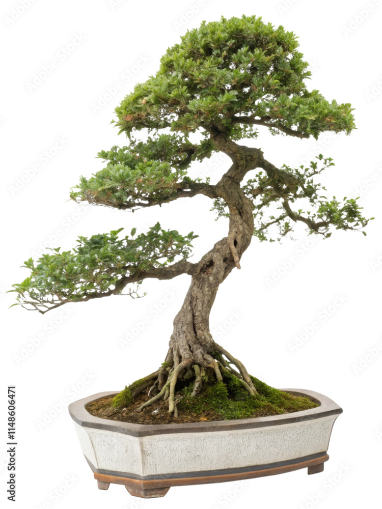 Bonsai isolated on transparent background Bonsai isolated on transparent background