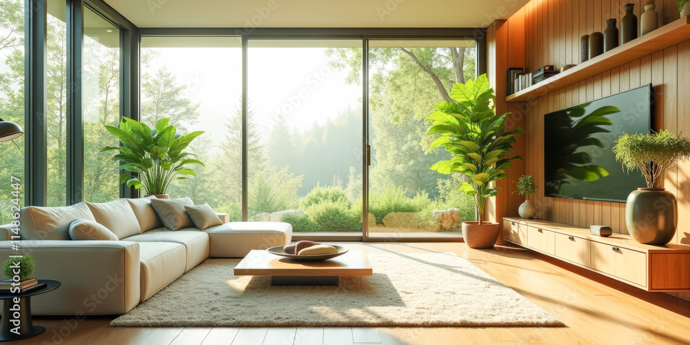 spacious luxury living room green beige, large windows spacious luxury living room green beige, large windows