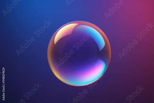 a soap bubble on a dark background