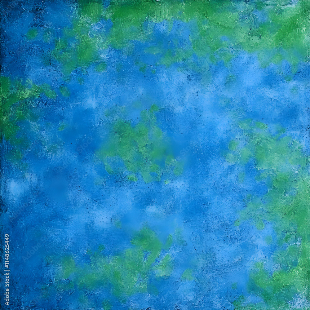 Obraz premium Abstract Blue Green Textured Background