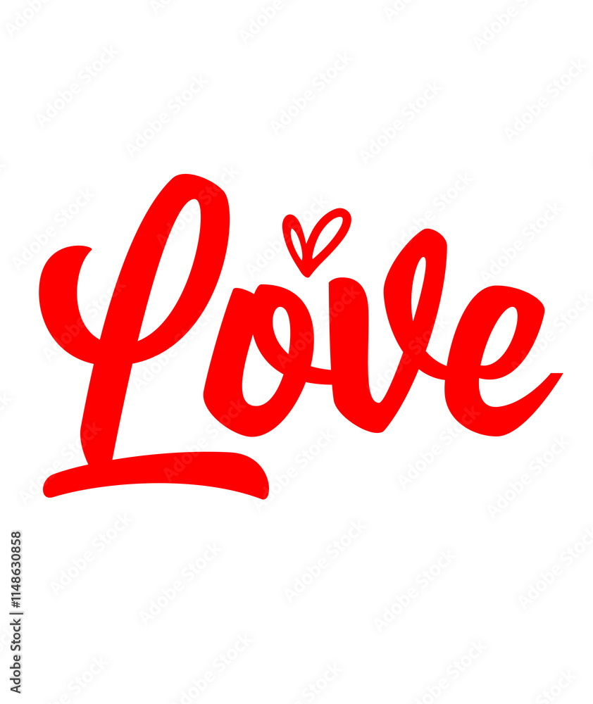 Love heart valentine typography design on plain white transparent isolated background for card, shirt, hoodie, sweatshirt, apparel, tag, mug, icon, poster or badge Love heart valentine typography design on plain white transparent isolated background for card, shirt, hoodie, sweatshirt, apparel, tag, mug, icon, poster or badge