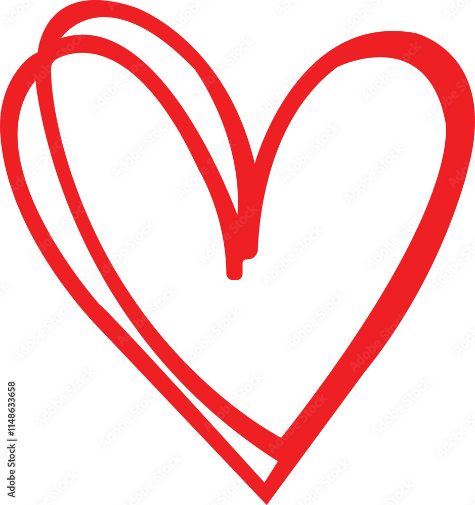 Heart clip art design on plain white transparent isolated background for card, shirt, hoodie, sweatshirt, apparel, tag, mug, icon, poster or badge Heart clip art design on plain white transparent isolated background for card, shirt, hoodie, sweatshirt, apparel, tag, mug, icon, poster or badge