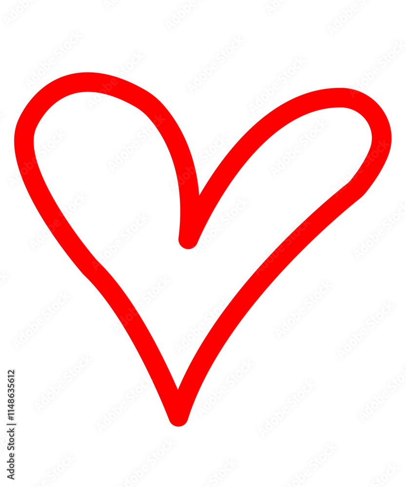 Heart clip art design on plain white transparent isolated background for card, shirt, hoodie, sweatshirt, apparel, tag, mug, icon, poster or badge Heart clip art design on plain white transparent isolated background for card, shirt, hoodie, sweatshirt, apparel, tag, mug, icon, poster or badge