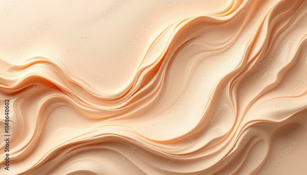 Abstract Peach Swirls: Elegant Fluid Texture Background Image Abstract Peach Swirls: Elegant Fluid Texture Background Image