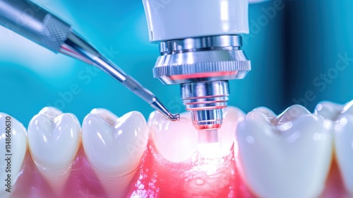 Wallpaper Mural Dental Laser Treatment Procedure Enhancing Oral Health Care Standards Torontodigital.ca