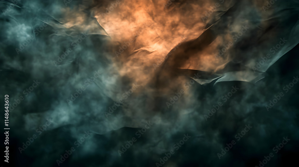 custom made wallpaper toronto digitalAbstract Smoke Background Teal Orange