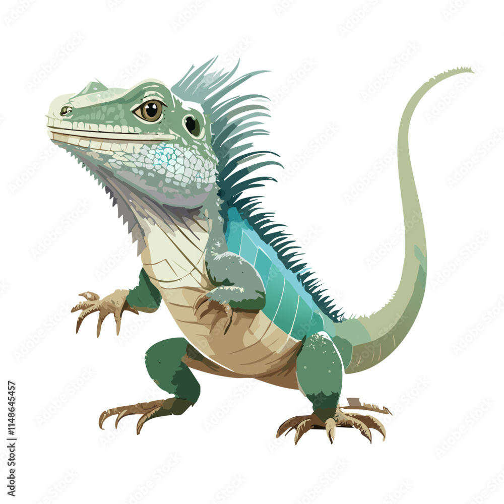 Naklejka premium Iguana