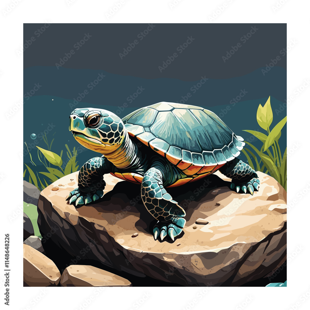 Obraz premium Baby animals vector illustration
