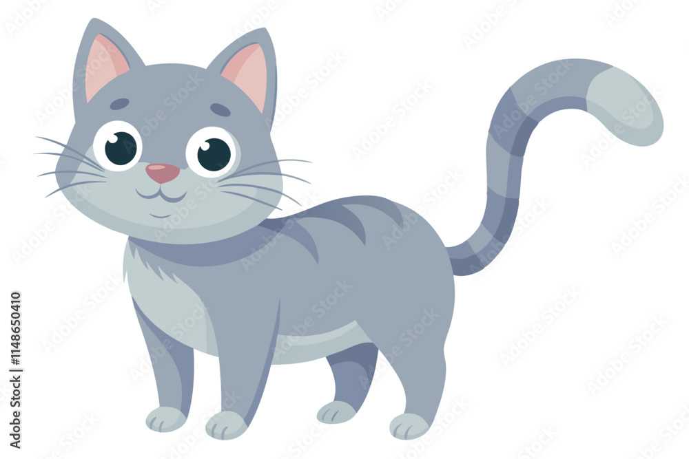 Vector Illustration of a Cartoon Animation of Cat Painted in Watercolor, Isolated on White Background, Cat Animation, Cute Cat Art, Funny Cat Design, Hand-Drawn Cat Artwork Vector Illustration of a Cartoon Animation of Cat Painted in Watercolor, Isolated on White Background, Cat Animation, Cute Cat Art, Funny Cat Design, Hand-Drawn Cat Artwork