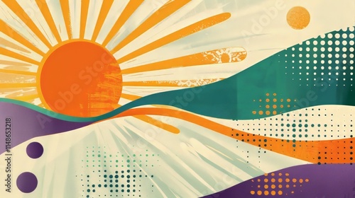 This image features an abstract design with vibrant colors.