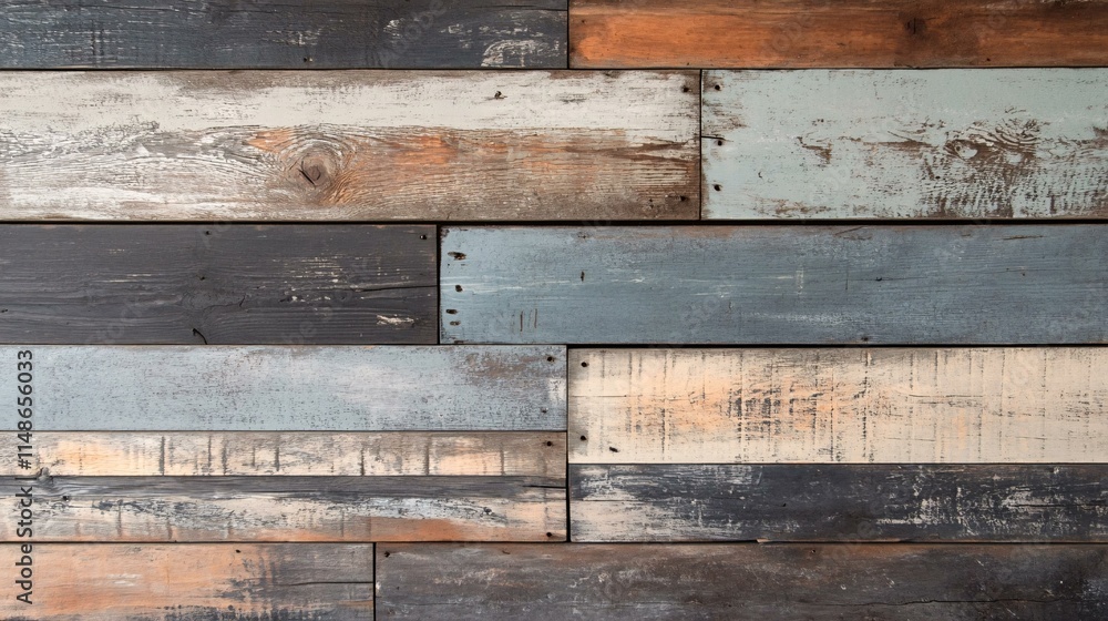 Wooden Planks with Varying Textures and Colors Ideal for Background or Design Use Wooden Planks with Varying Textures and Colors Ideal for Background or Design Use