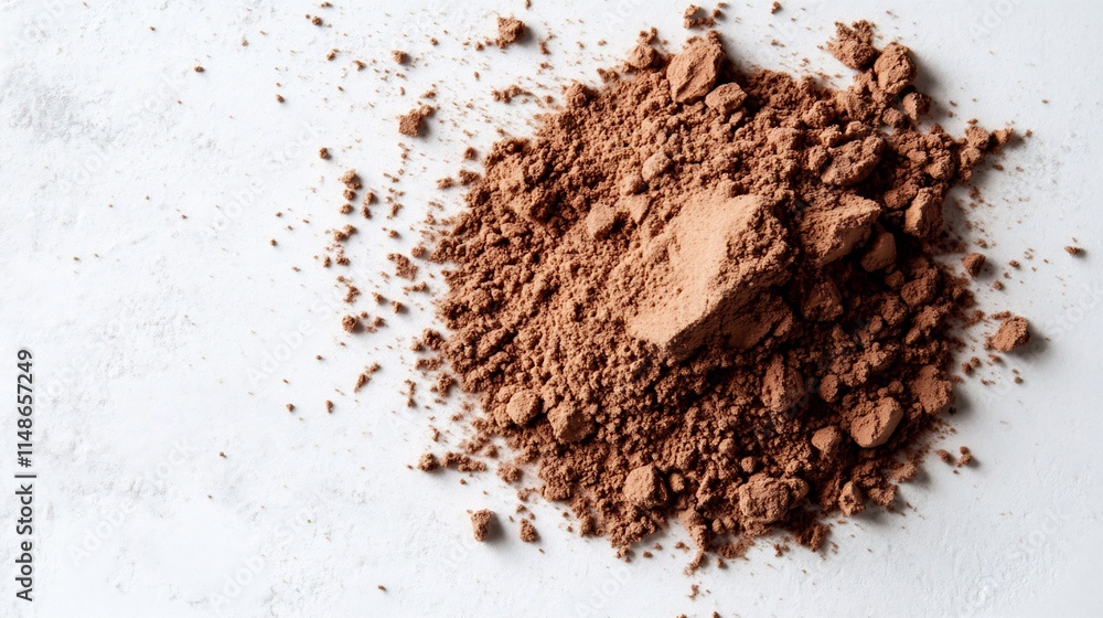 Cocoa Powder Pile: A Rich Brown Delight Cocoa Powder Pile: A Rich Brown Delight