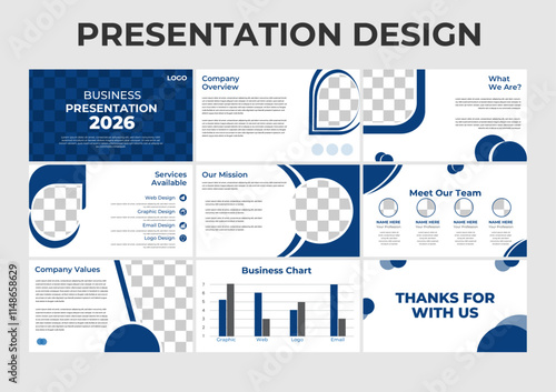Creative business PowerPoint presentation template design