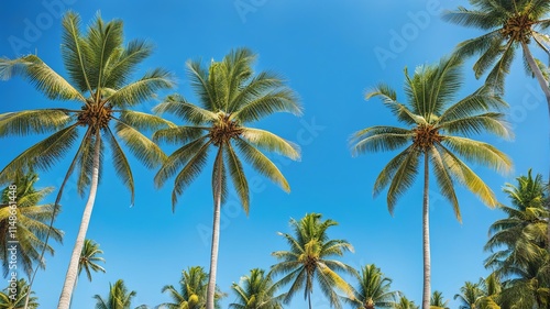 Wallpaper Mural palm tree and blue sky Torontodigital.ca