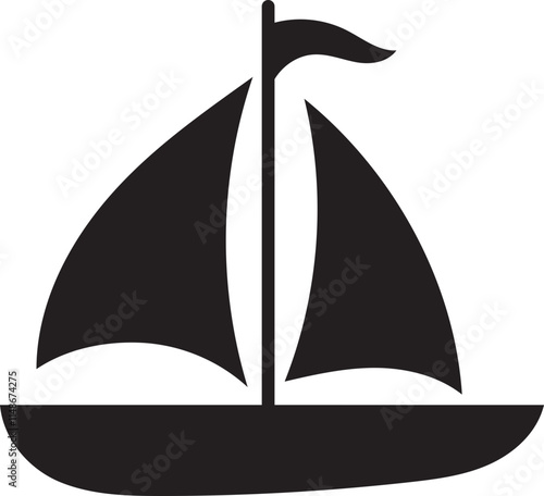 silhouette sailboat