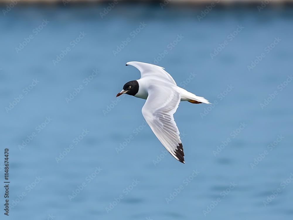 seagull in flight seagull in flight