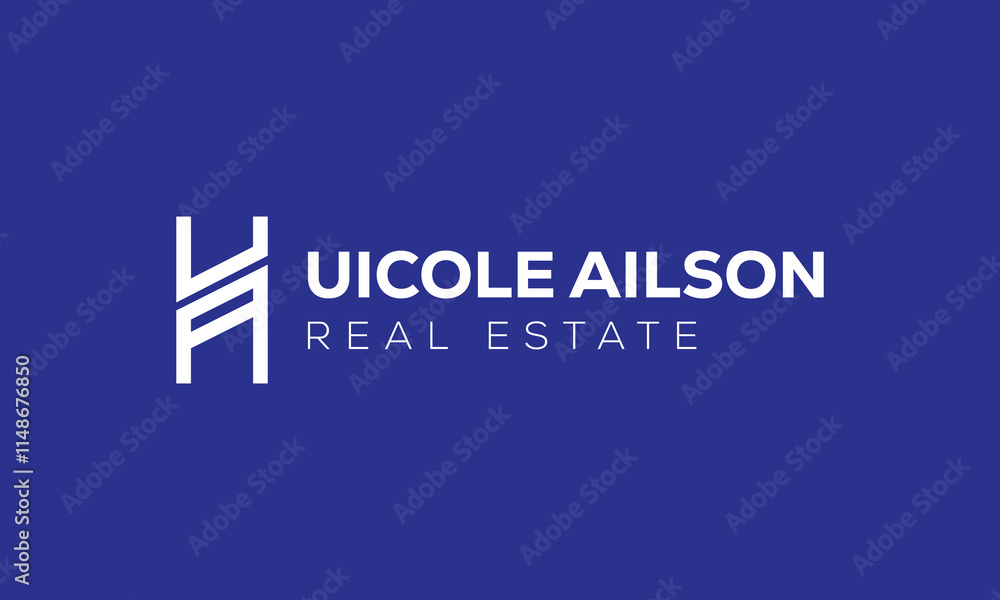 U A Real estate logo realtor logo property logo design vector template U A Real estate logo realtor logo property logo design vector template