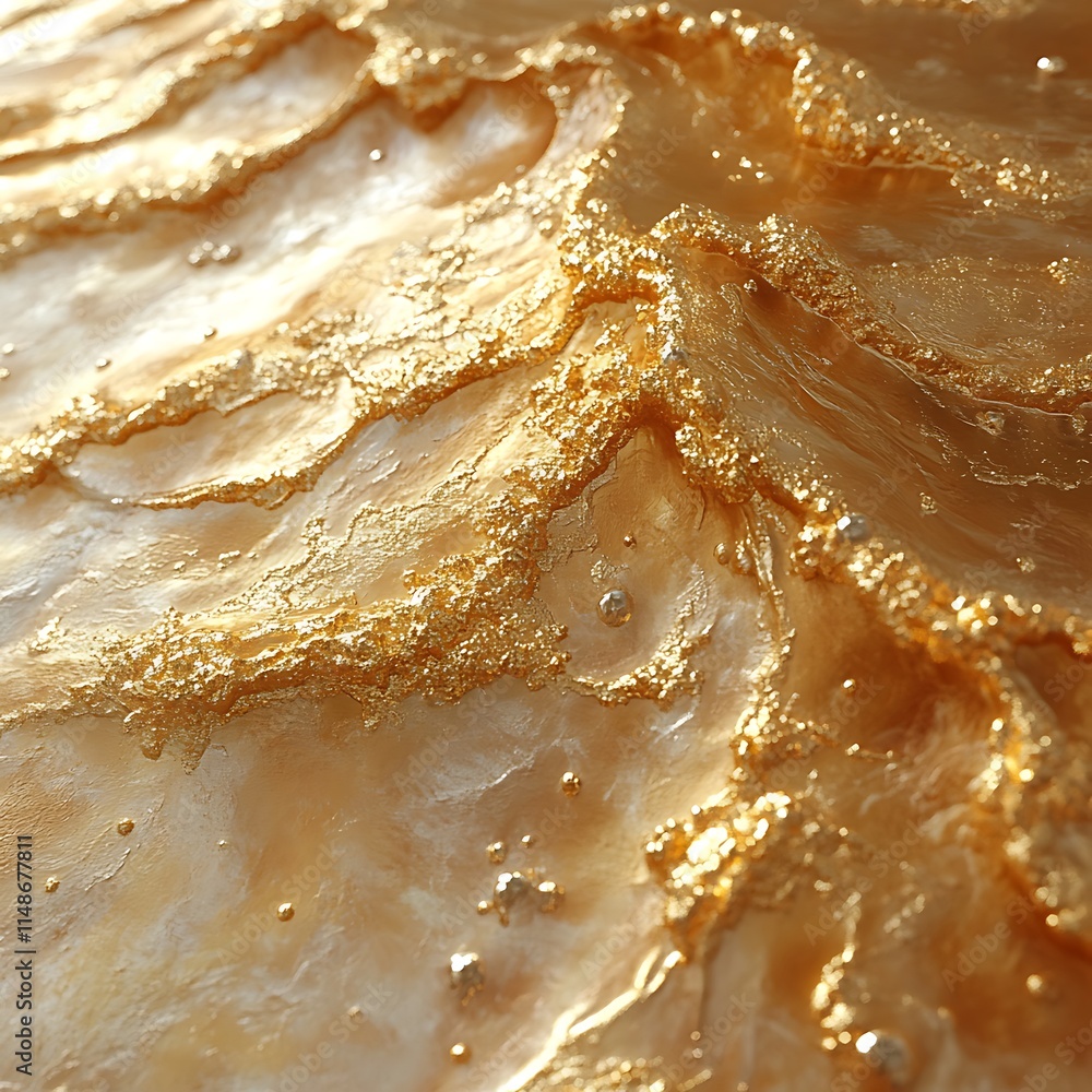 Organic Texture Pattern Gold Abstract Background Organic Texture Pattern Gold Abstract Background