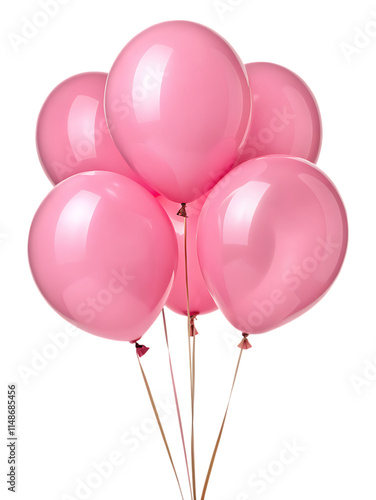 Happy Pink Balloon Bunch for Carnival Fun