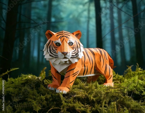 Obraz na płótnie paper tiger w salonie