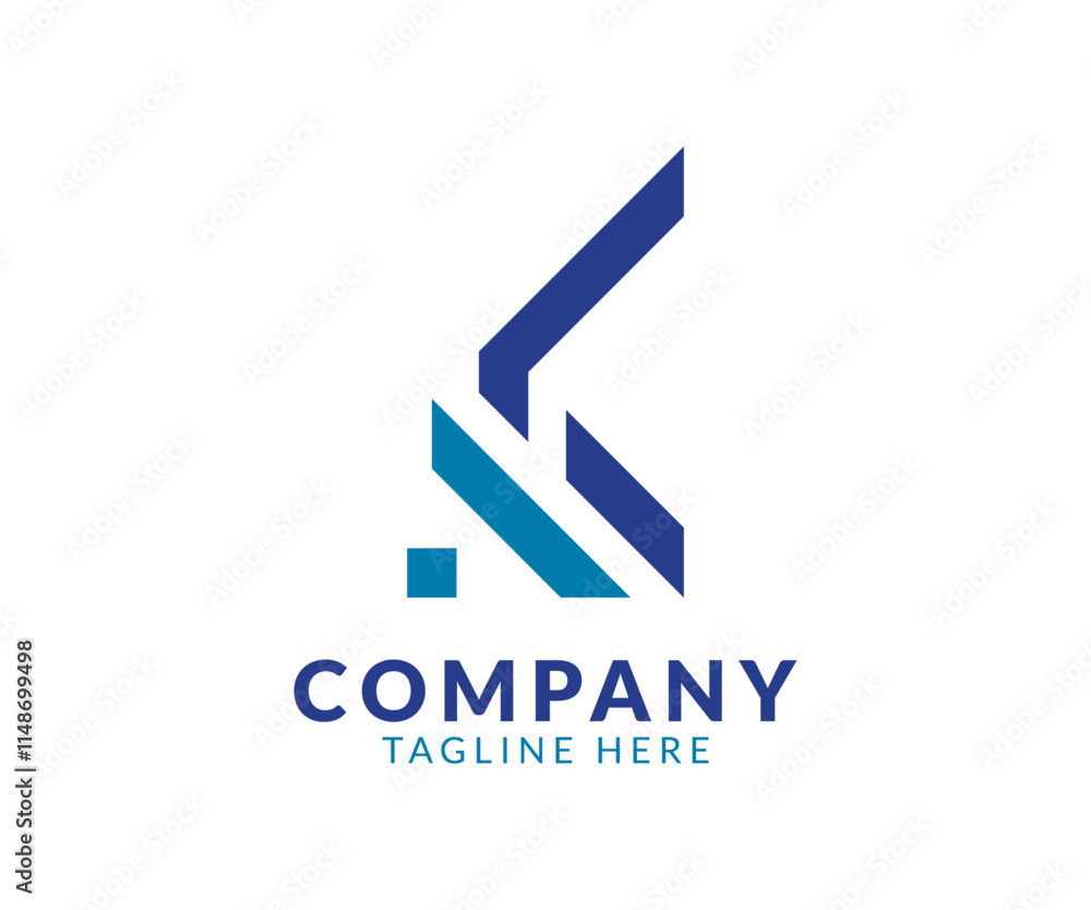 Abstract initial letter k real estate and architecture logo template design. Abstract initial letter k real estate and architecture logo template design.