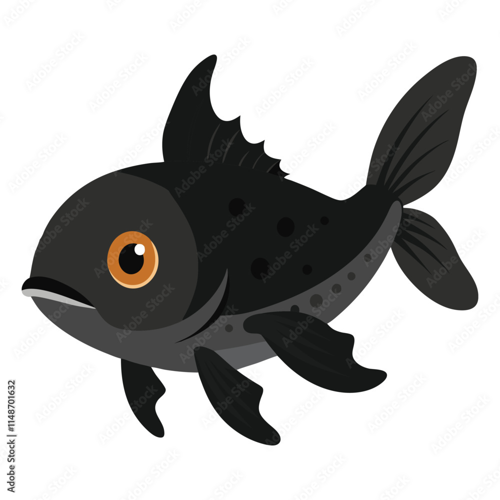 Fototapeta premium A marine fish vector illustration 