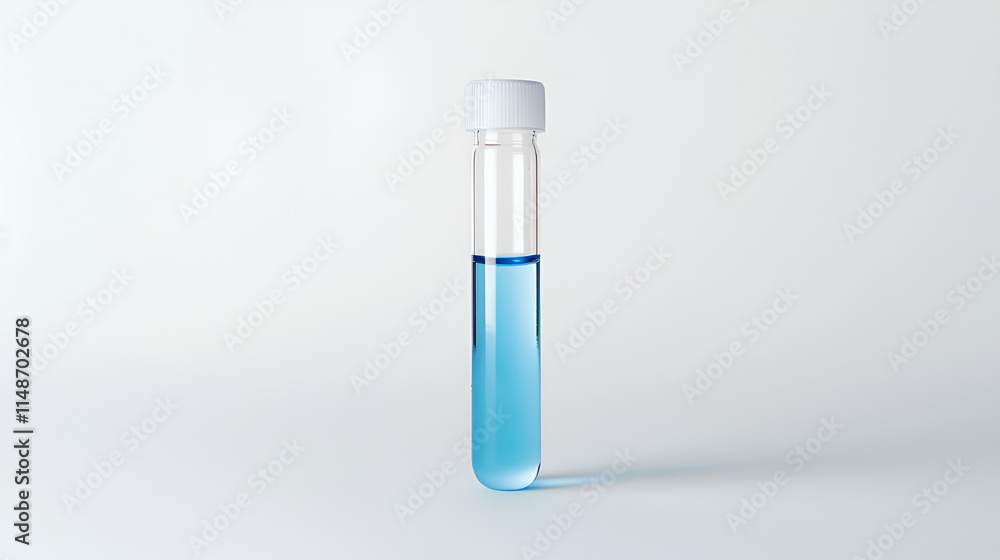 Test tube isolated on white background Test tube isolated on white background