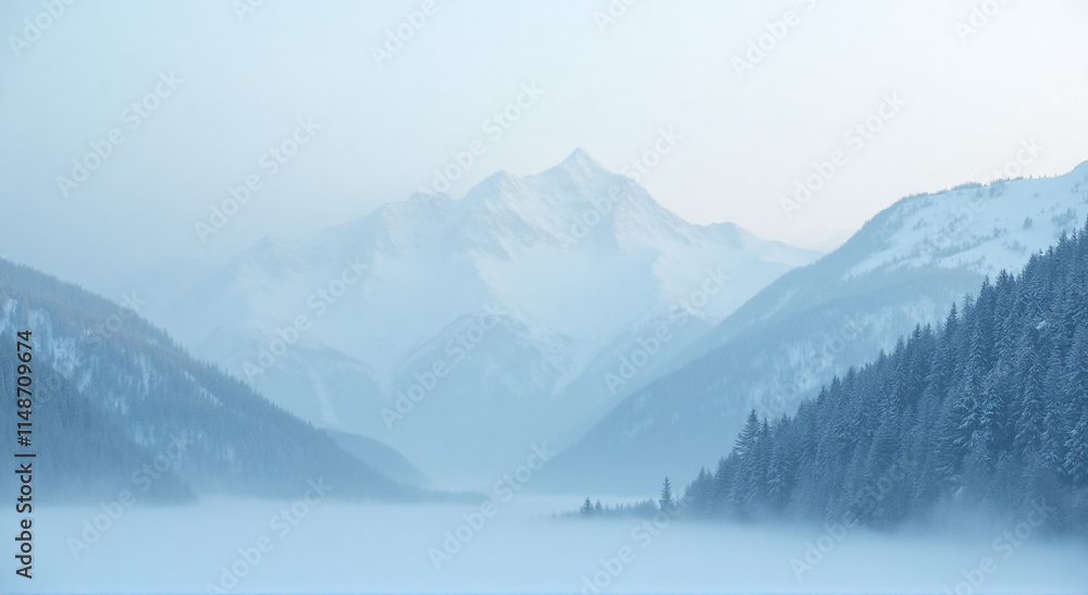 winter mountain landscape winter mountain landscape