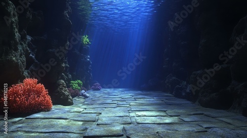 Playful underwater world city comes alive