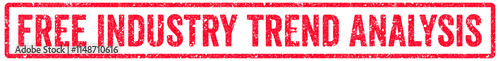 Free Industry Trend Analysis Stamp Transparent Seal, Red Grunge Free Industry Trend Analysis Word Rubber Stamp Seal
