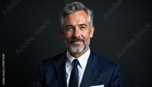 A man in a suit and tie smiles at the camera