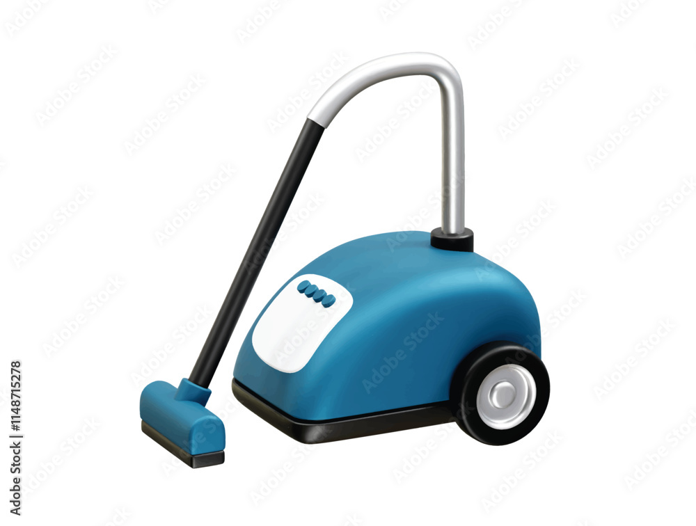 Vacuum cleaner render vector illustration Vacuum cleaner render vector illustration