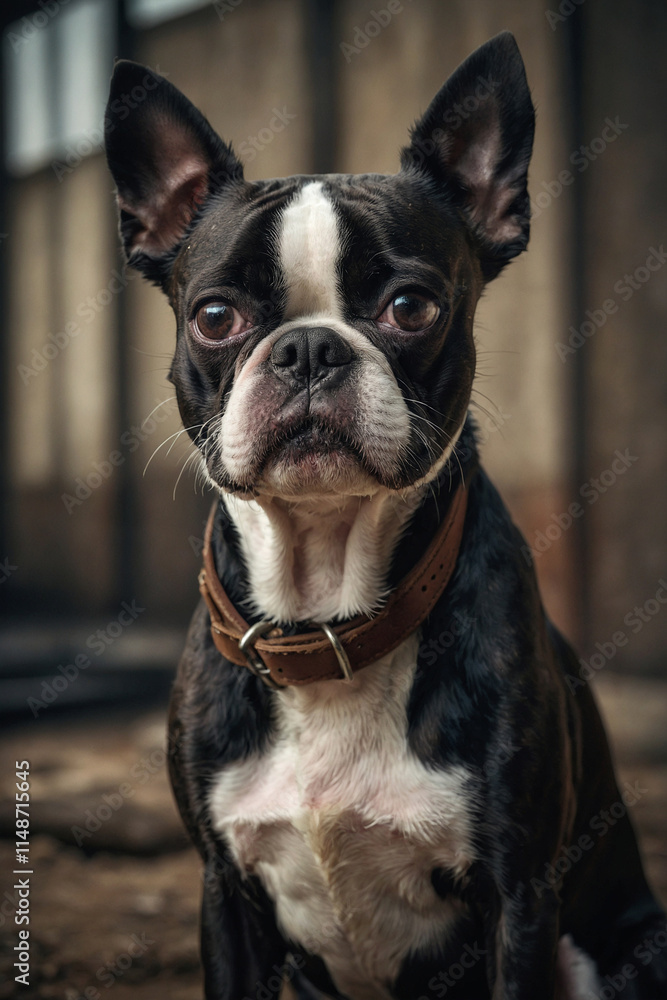 Sad dog in the shelter. Photo for social campaigns and advertising of animal shelters Sad dog in the shelter. Photo for social campaigns and advertising of animal shelters