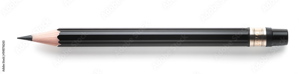 Professional pencil with a sleek, ergonomic design, isolated on a white backdrop, high-resolution capture emphasizing its modern features. Professional pencil with a sleek, ergonomic design, isolated on a white backdrop, high-resolution capture emphasizing its modern features.