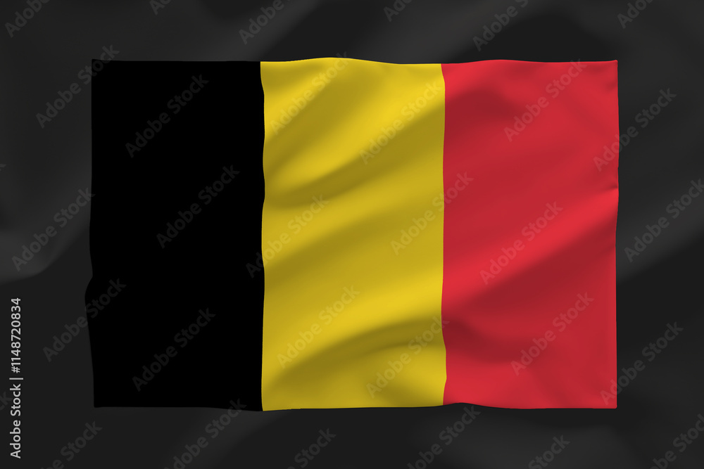 Fototapeta premium belgium flag
