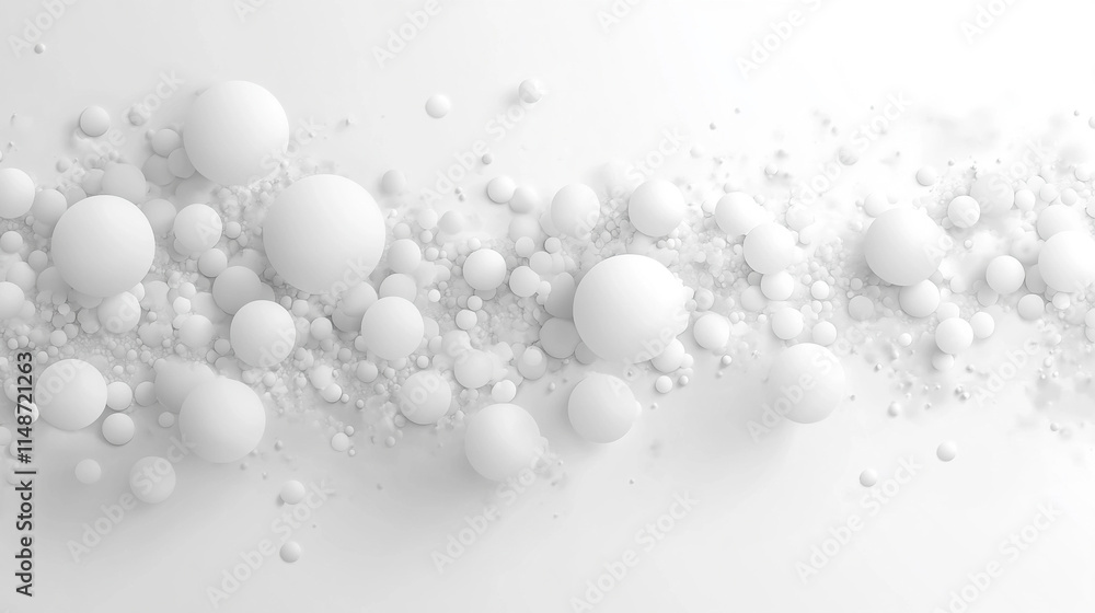 Abstract white 3D geometric shapes on a gradient blue background forming a modern banner with a sense of depth elegance and order symbolizing creativity innovation and the harmony between chaos and st Abstract white 3D geometric shapes on a gradient blue background forming a modern banner with a sense of depth elegance and order symbolizing creativity innovation and the harmony between chaos and st
