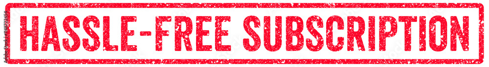 Hassle-Free Subscription Stamp Transparent Seal, Red Grunge Hassle-Free Subscription Word Rubber Stamp Seal Hassle-Free Subscription Stamp Transparent Seal, Red Grunge Hassle-Free Subscription Word Rubber Stamp Seal
