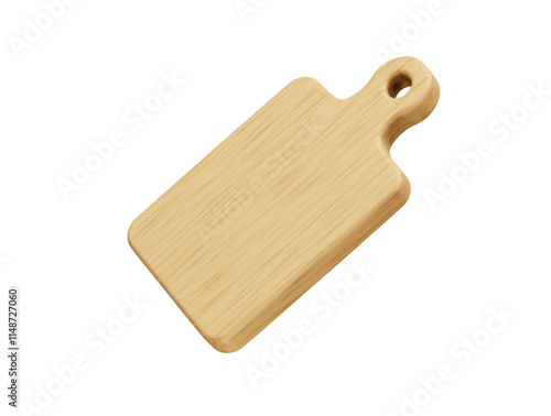cutting board icon illustration 3d. Chopping Board illustration 3d icon render