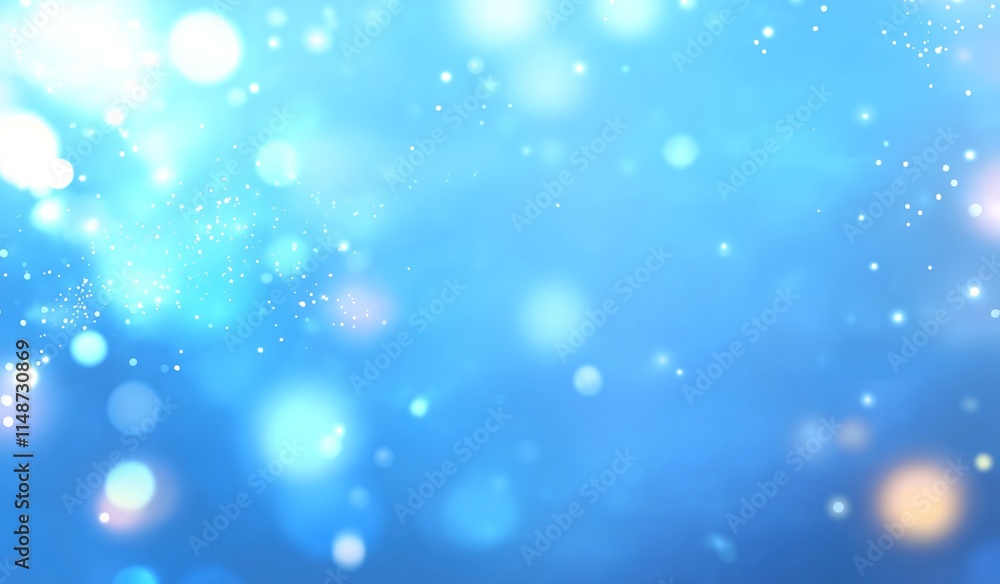 Festive Sparkling Background with Blue Flashes for Holiday Design or Party Invitation, Abstract Lighting Concept with Copy Space, Luxurious Celebration Theme Festive Sparkling Background with Blue Flashes for Holiday Design or Party Invitation, Abstract Lighting Concept with Copy Space, Luxurious Celebration Theme