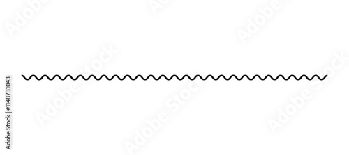 Wavy, waving line. Billowy, undulating zigzag, crisscross stripes