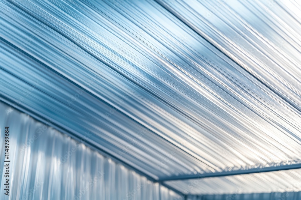Obraz premium Clear polycarbonate sheets for partitions doors or roofing