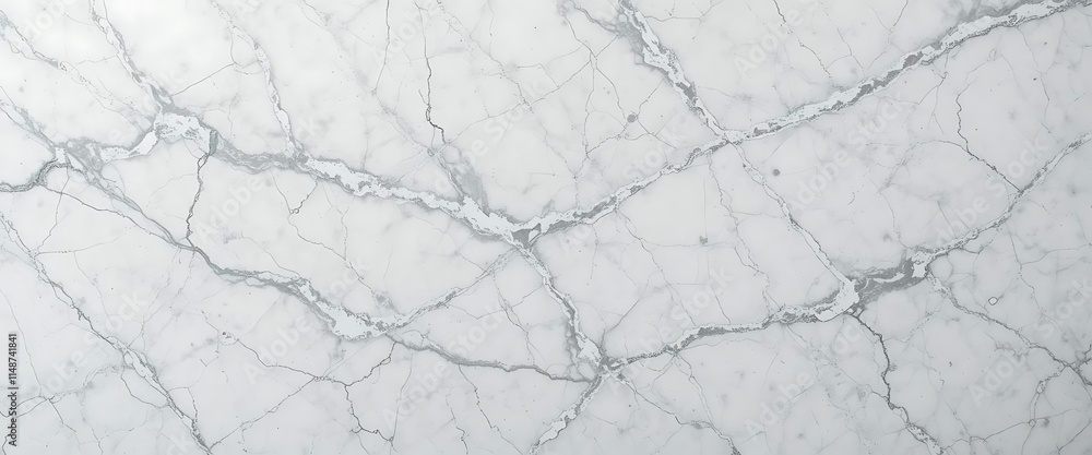 Elegant White Marble Slab Gray Veins Detailed Texture Background Elegant White Marble Slab Gray Veins Detailed Texture Background