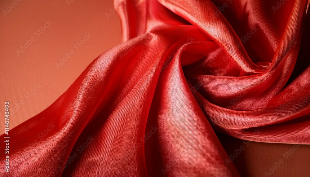 Obraz premium red silk background