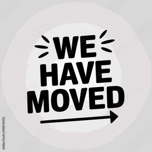 "We Have Moved" Card Design