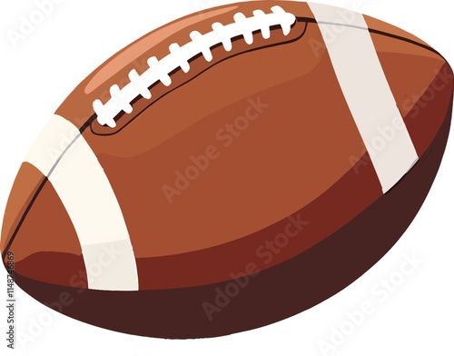 Classic American Football Illustration
