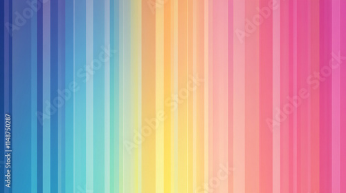 minimalist gradient background showcasing rainbow colors, symbolizing harmony, diversity, and balance amidst chaos, offering a serene yet dynamic contrast for creative expression