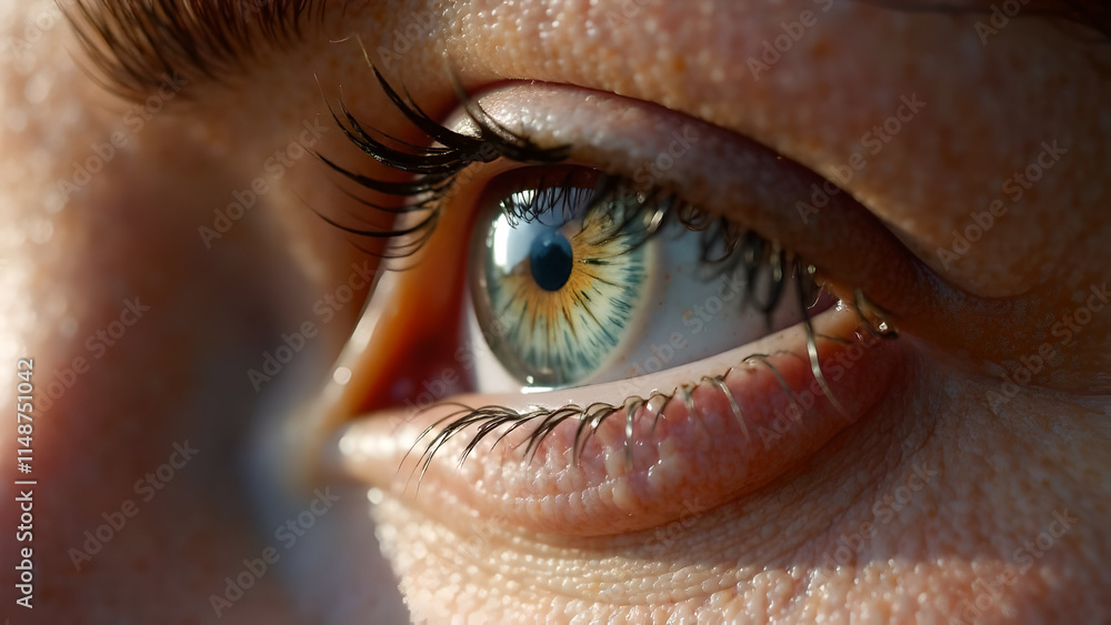 Fototapeta premium Close up female eye