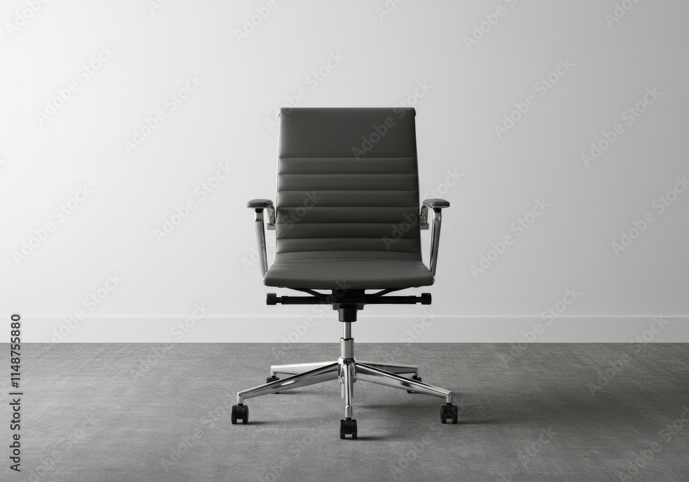 Fototapeta premium Gray Ergonomic Office Chair