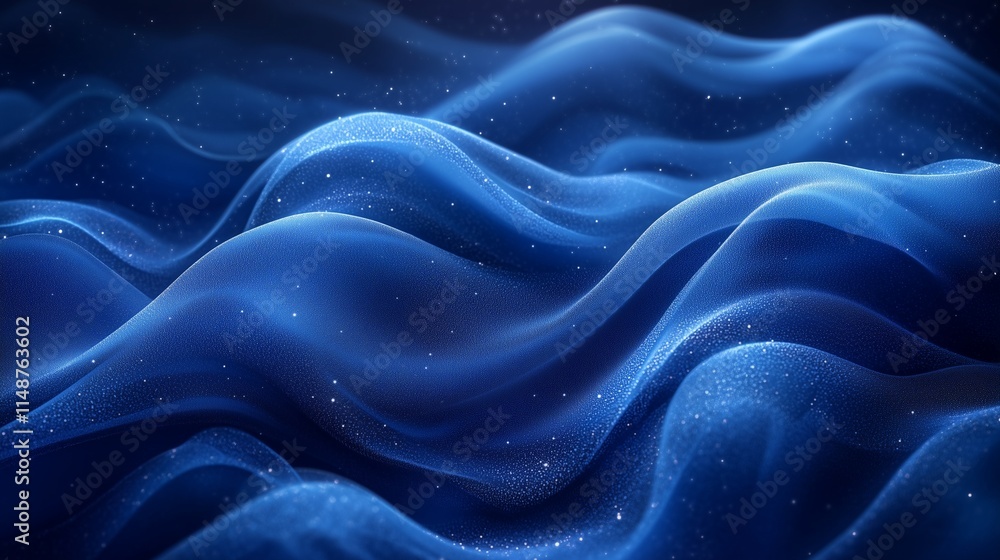Ethereal Waves of Blue Light Ethereal Waves of Blue Light